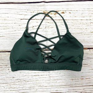 Green Sports Bra